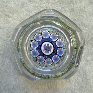 WHITEFRIARS  Christmas Faceted ANGELS Paperweight 1975 LE Pristine